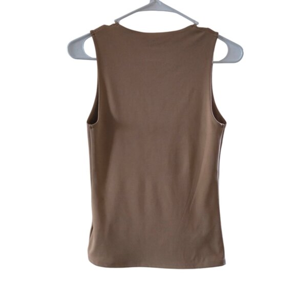 Express Tan Sleeveless Tank Top - Picture 1 of 3